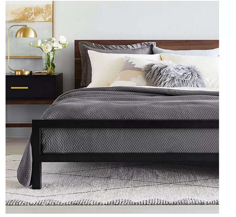 Fashion Black bed side table