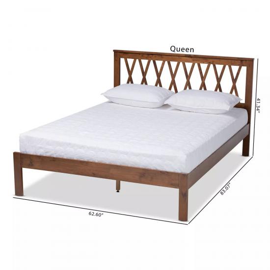 contemporary wood bed frames
